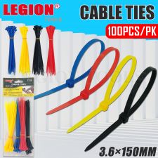 Cable Ties Coloured 3.6x150mm 100pcs/pk