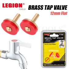 Tap Valve Brass Flat 12mm 2pcs/pk