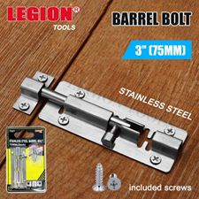 Stainless Steel Barrel Bolt 3 Inch (75mm)