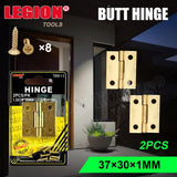 1pack Butt Hinge 37x30x1mm 2pcs
