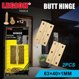 1pack Butt Hinge 63x40x1mm 2pcs