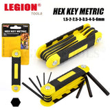 1pack Hex Key Metric Sizes 1.5-6mm 8pcs/set
