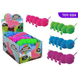 1pce Squishy Caterpillar 4Asstd