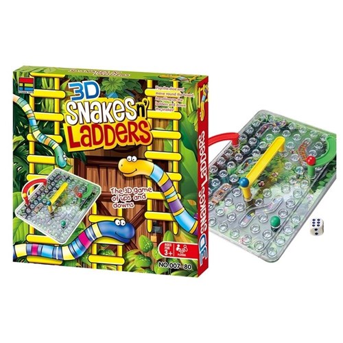 1pack 3D Snake & Ladders