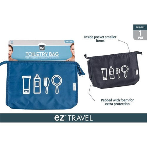 1Pce Travel Toiletries Bag LGE 30x18cm