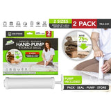 4Pce Travel Vacuum Bags w/pump
