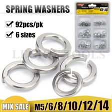 1pack Washer Assorted Spring 92pcs/pk