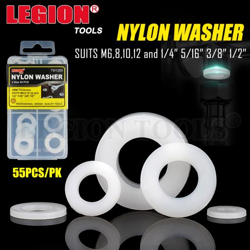 1pack Nylon Washer 1mm x M6,8,10,12