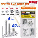 Bolts & Nuts Kit 50pcs/pk