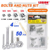 1pack Bolts & Nuts Kit 50pcs/pk