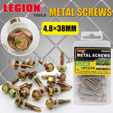 1pack Screws Metal 4.8x38mm 15pcs/pk
