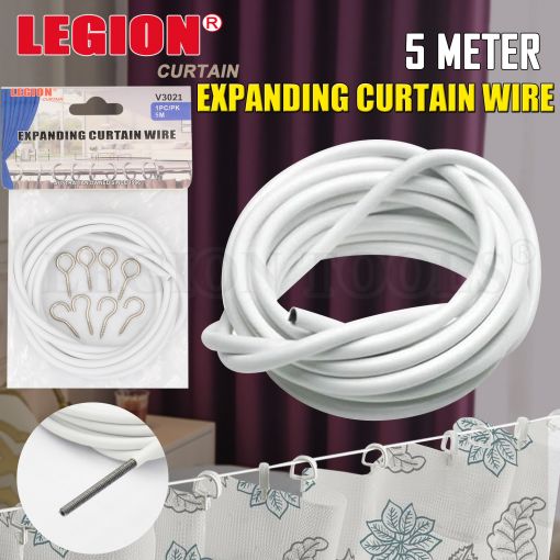 Expanding Curtain Wire 5m