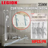 Curtain 2 Prong Hook 35mm 14pcs/pk
