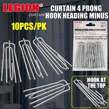 1pack 4-Prong Pleated Curtain Tape Hook 80mm 10pcs/pk