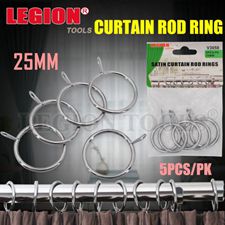 Satin Curtain Rod Rings 25mm 5pcs/pk