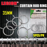 1pack Satin Curtain Rod Rings 35mm 5pcs/pk