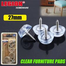 Floor Protection Pad Clear 27mm 4pcs/pk