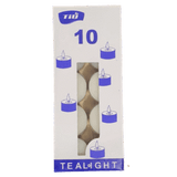 1pack 9 Hrs Tea Light Candles (10 Pcs)