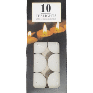 1pack 4 Hrs Tealight Candle (10pcs)