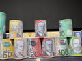 $20 MEDIUM Dollar Note Money Tin Australian Box Jar Piggy Bank Coin