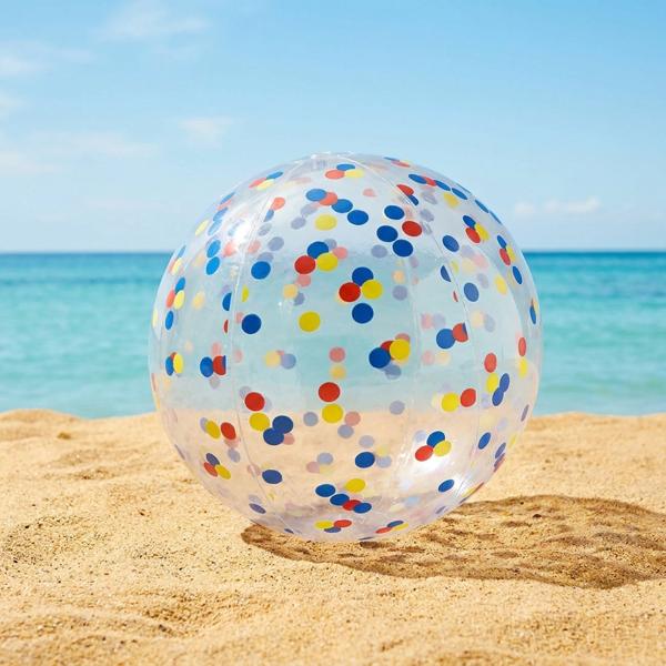 1pc Sun Club Color Dot Beach Ball