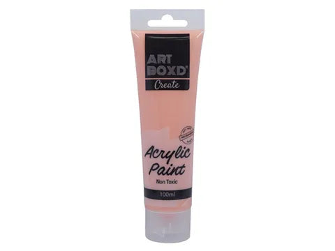 100ML ACRYLIC PAINT TUBE-S PINK