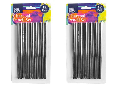 1 PACK CHARCOAL PENCIL SET 12 PCE