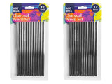 1 PACK CHARCOAL PENCIL SET 12 PCE