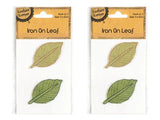 1pack IRON-ON PATCH LEAF/2