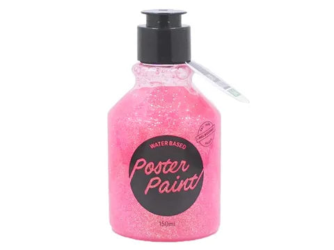 150ML WATER BASED UNICORN GLITTER PAINT - PINK