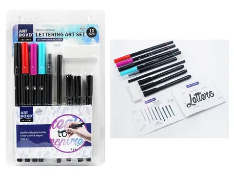 1pack LETTERING ART PEN SET
