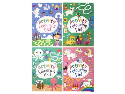 ACTIVITY COLOURING PAD-1 PCS ASSORTED
