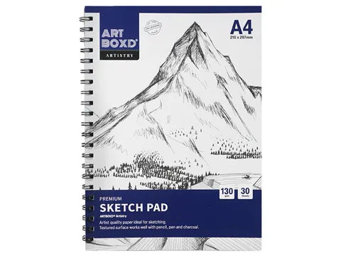A4 SPRIAL SKETCH PAD 30 SHEETS