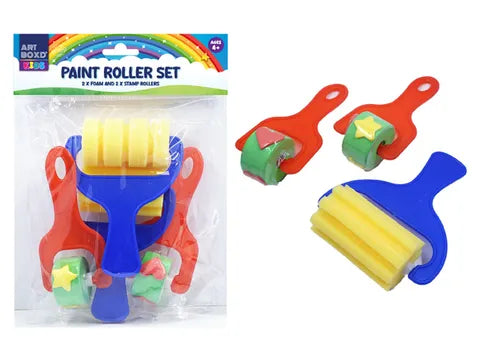 1pack KIDS ROLLER PAINT SET 4pcs