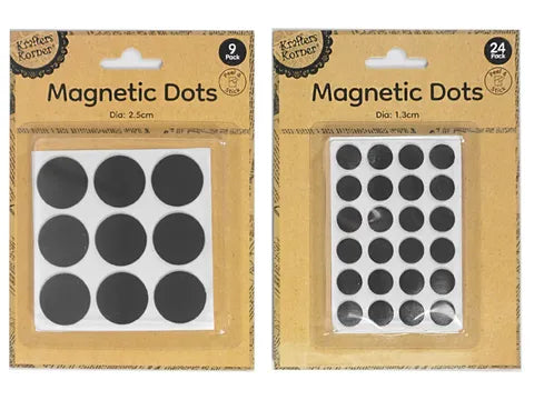 MAGNETIC DOTS ADHESIVE 1 Pack Assorted