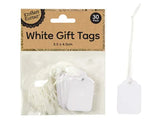 1pack WHITE GIFT TAGS 30Pcs