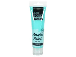 100ML ACRYLIC PAINT TUBE- AQUA