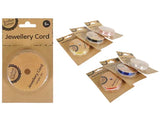1 pc JEWELLERY CORD COLOURED - 5M, ASST COLOUR