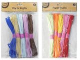 1pack PAPER RAFFIA 5Pcs Assorted Colours