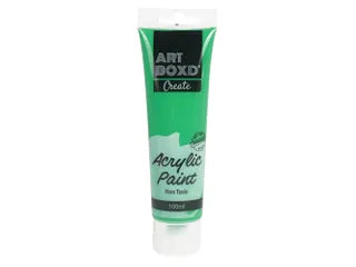 100ML ACRYLIC PAINT TUBE- GREEN