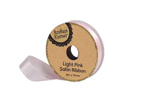 1pc SATIN LPINK RIBBON 4MX15MM