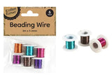 Beading Wire 3M Assorted Colors 6pk