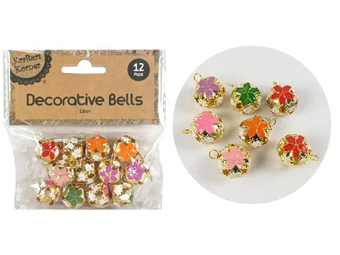 DECORATIVE BELLS 12 PCE