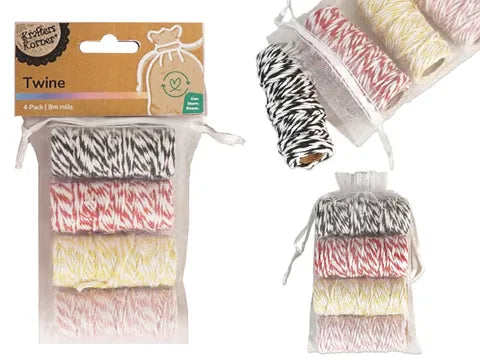 1pack 2 TONE TWINE 8M 4Pcs