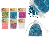 1pack 30G SEQUINS - FLOWER SHAPE Assorted Colors