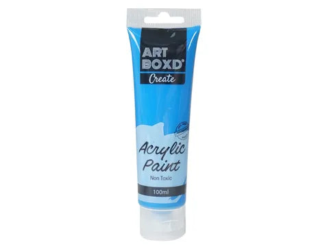 100ML ACRYLIC PAINT TUBE- BLUE