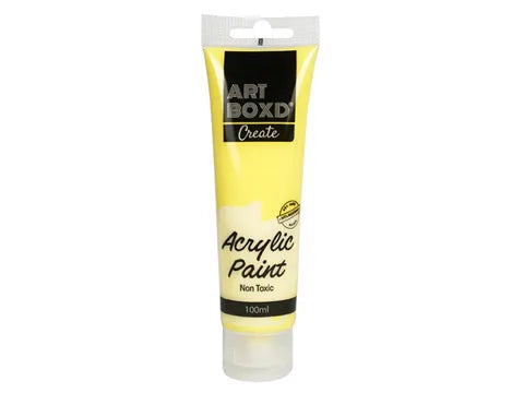 100ML ACRYLIC PAINT TUBE - Yellow