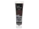 100ML ACRYLIC PAINT TUBE- BROWN