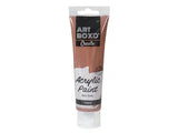 100ML ACRYLIC PAINT TUBE- CHOCOLATE