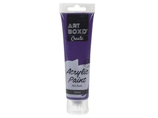 100ML ACRYLIC PAINT TUBE- PLUM